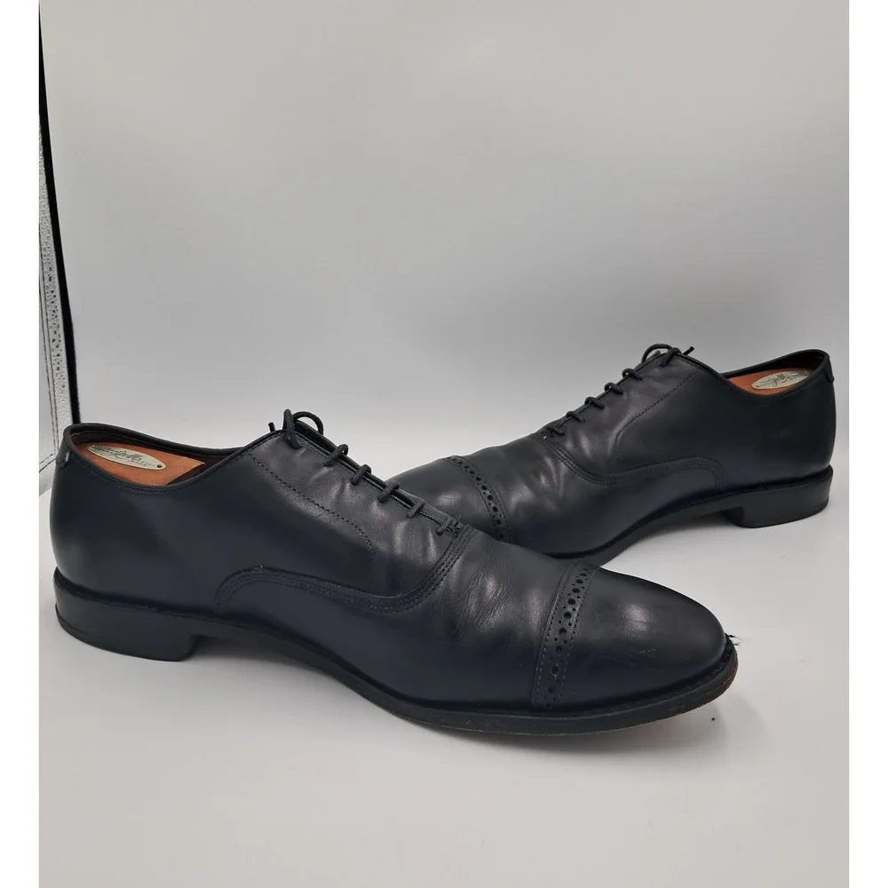 Size 13 - Allen Edmonds Fifth Avenue Cap-Toe Oxford Black Leather